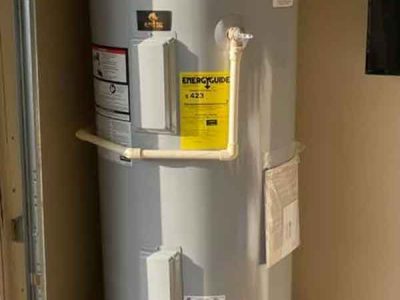 Elevated Electric Water Heater Installation
