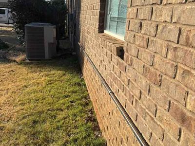 Exterior Gas Line Installation