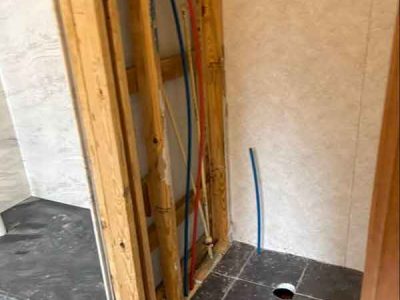 Full Bathroom Plumbing System Setup