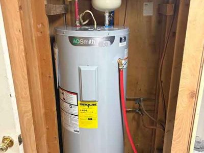 Indoor Residential Water Heater Installation